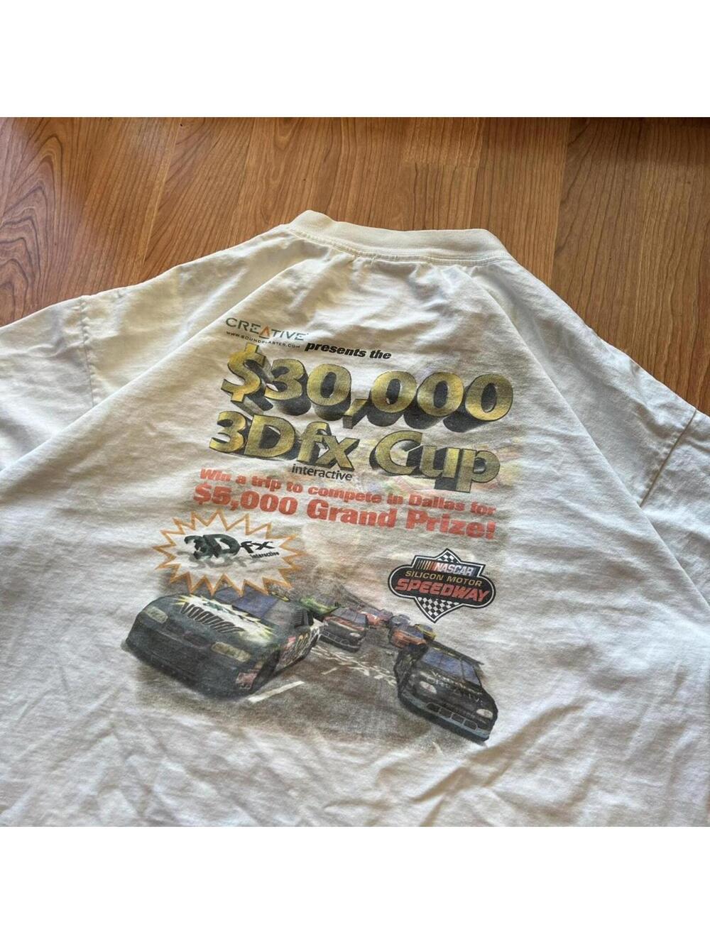 90s racing graphic tee | size L